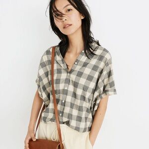 Madewell Central Shirt Buffalo Check Plaid Small